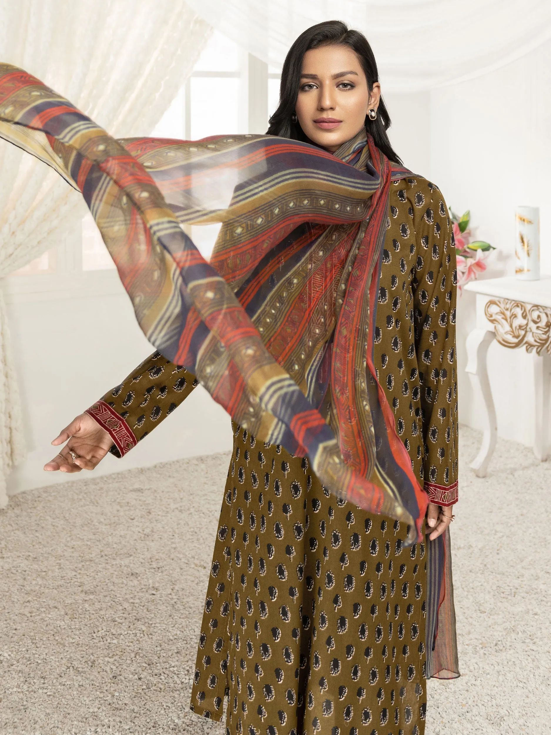 2 Piece Lawn Suit-Printed (Unstitched)