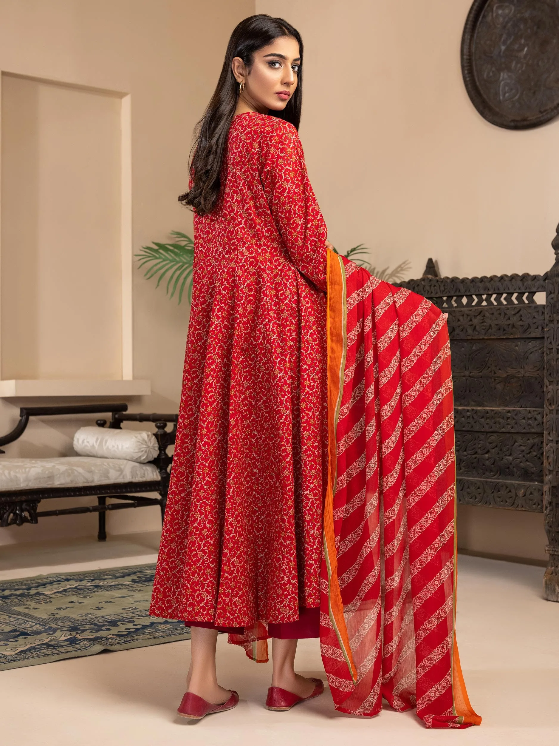 2 Piece Lawn Suit-Printed (Unstitched)