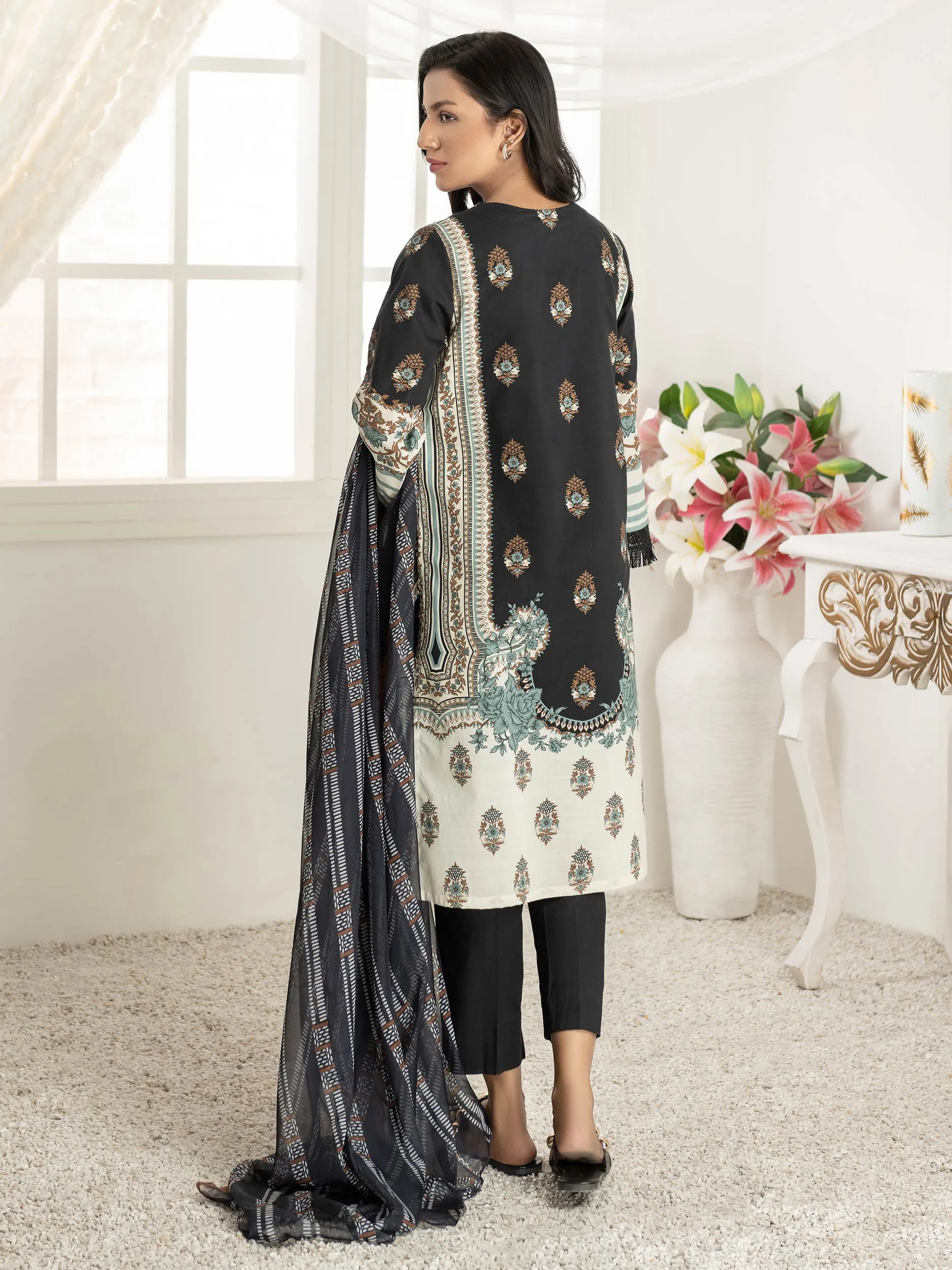 2 Piece Lawn Suit-Printed (Unstitched)