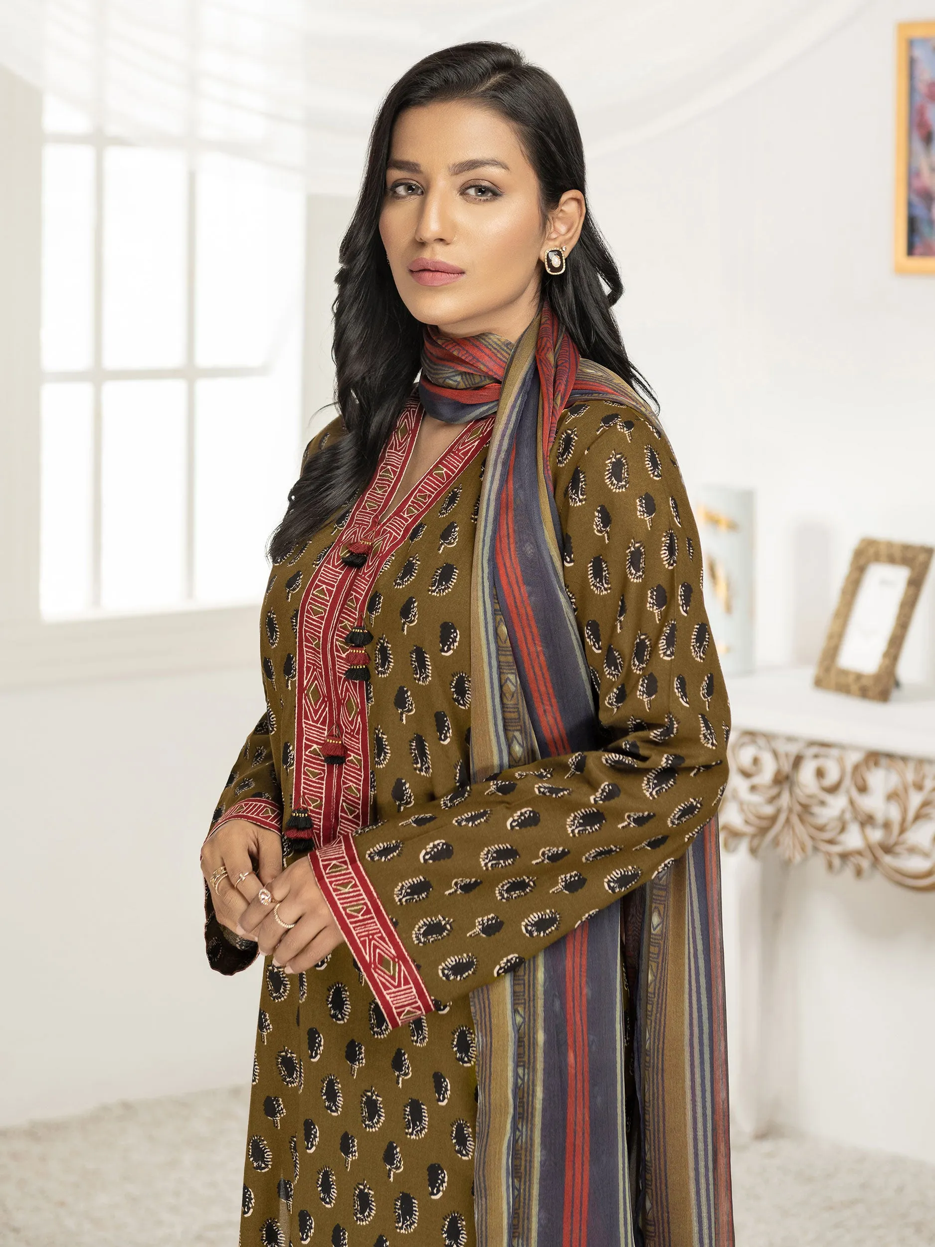 2 Piece Lawn Suit-Printed (Unstitched)