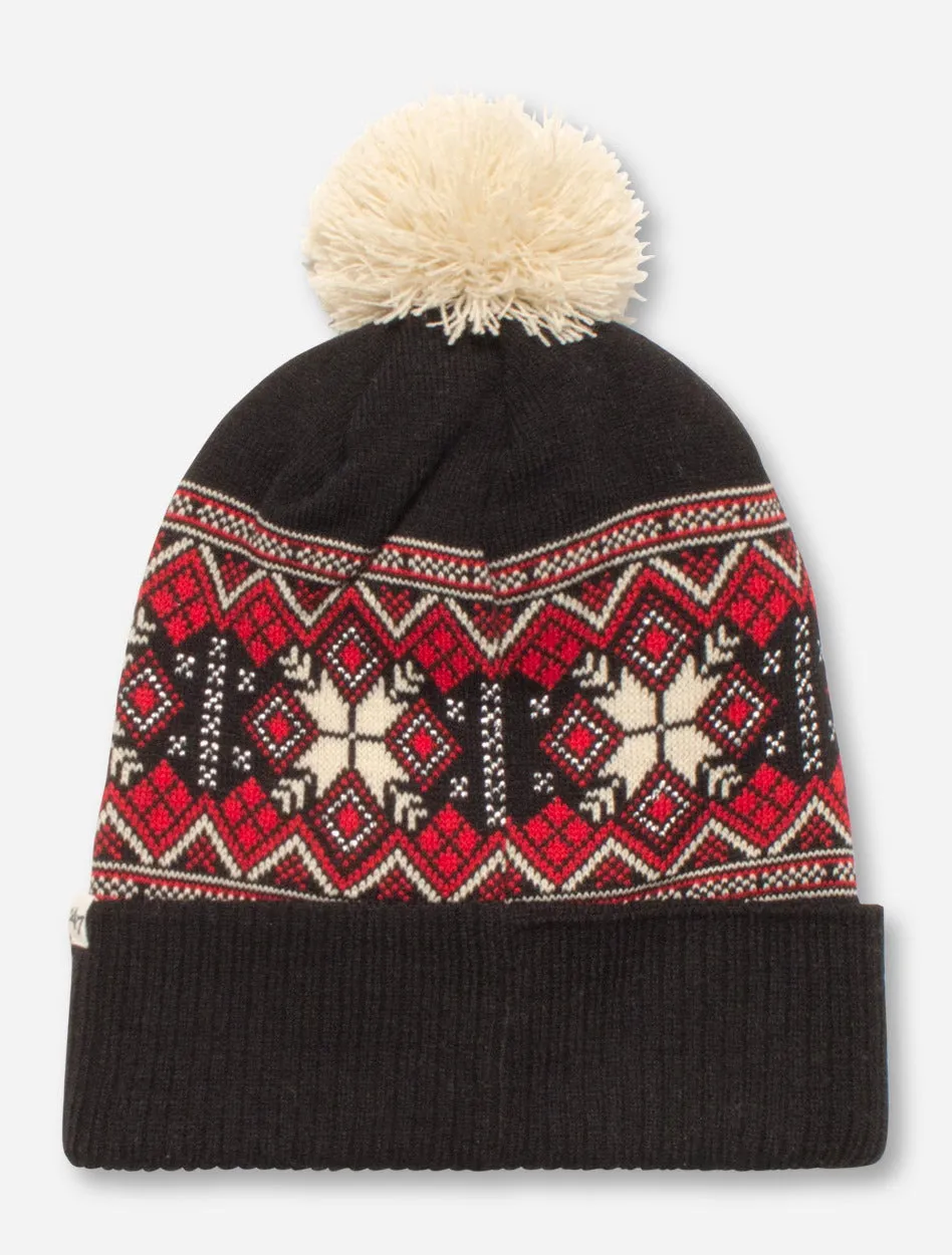 47 Brand Texas Tech "Huntley" Black Beanie