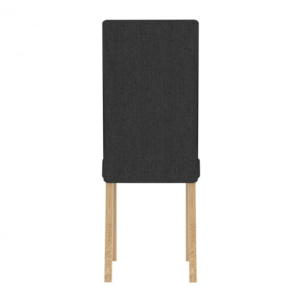 Anna Grey Comfy Fabric Dining Chair Set of 2