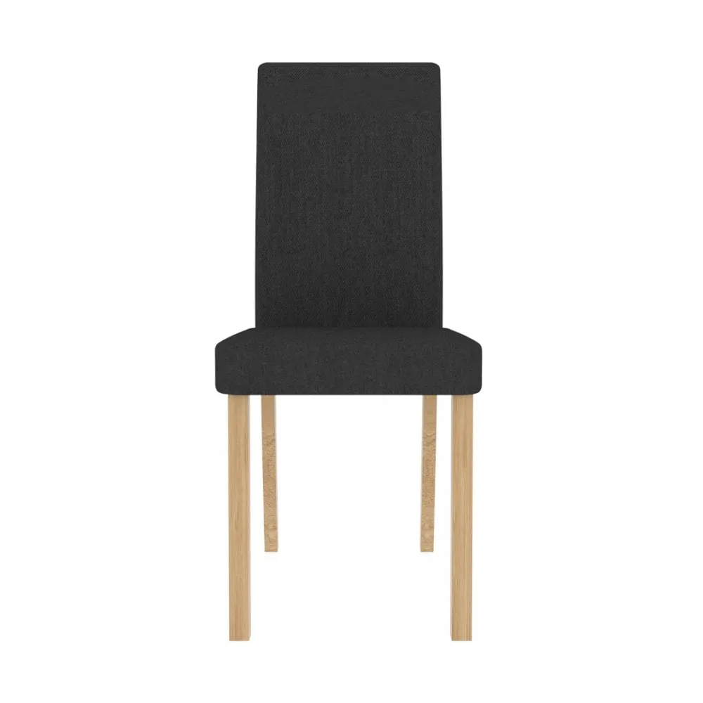 Anna Grey Comfy Fabric Dining Chair Set of 2