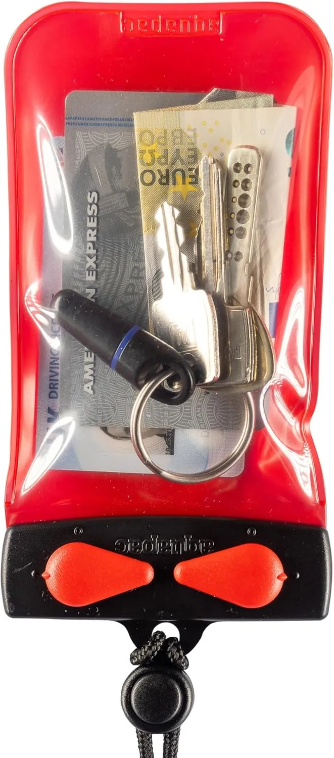Aquapac KEYMASTER Red  Protect and Carry Keys, Cards and Small Valuables up to 10m or 30 feet
