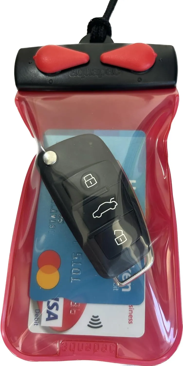 Aquapac KEYMASTER Red  Protect and Carry Keys, Cards and Small Valuables up to 10m or 30 feet