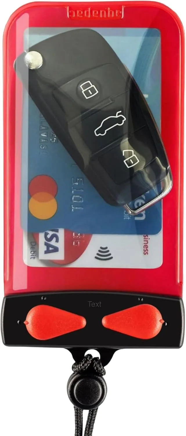 Aquapac KEYMASTER Red  Protect and Carry Keys, Cards and Small Valuables up to 10m or 30 feet