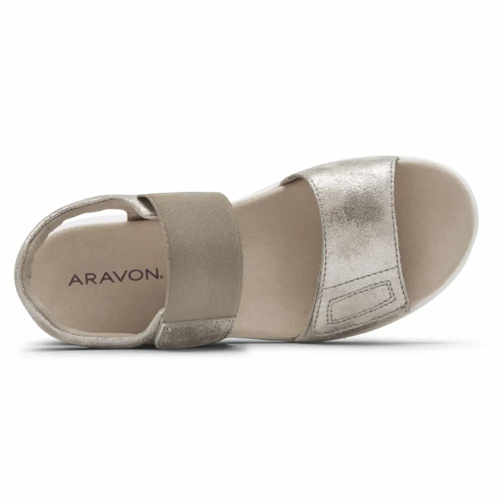 Aravon BEAUMONT TWO STRAP METALLIC