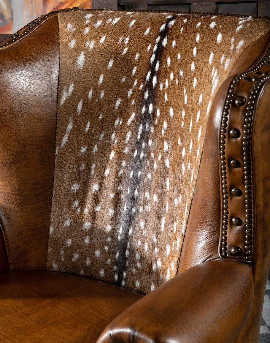 Axis Hide & Leather Accent Chair