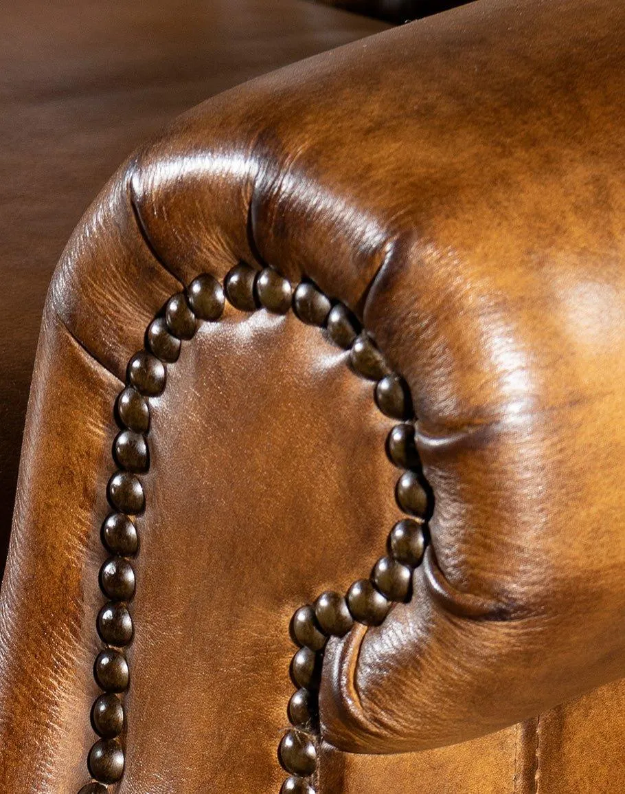 Axis Hide & Leather Accent Chair
