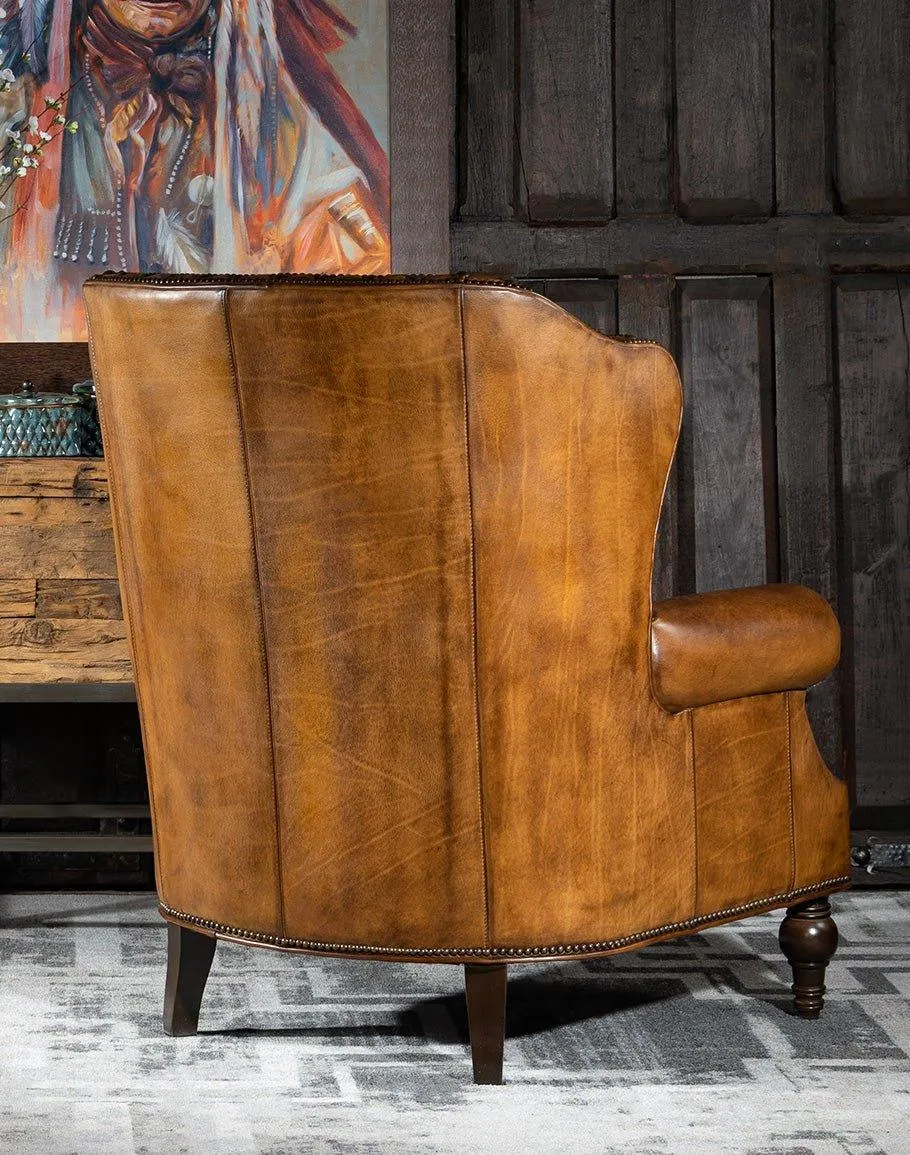 Axis Hide & Leather Accent Chair