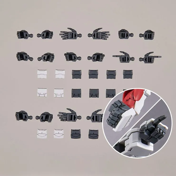 Bandai 30 Minutes Missions 30MM #W-23 1/144 Option Part Set 12 (Hand Parts / Multi-Joint) Model Kit