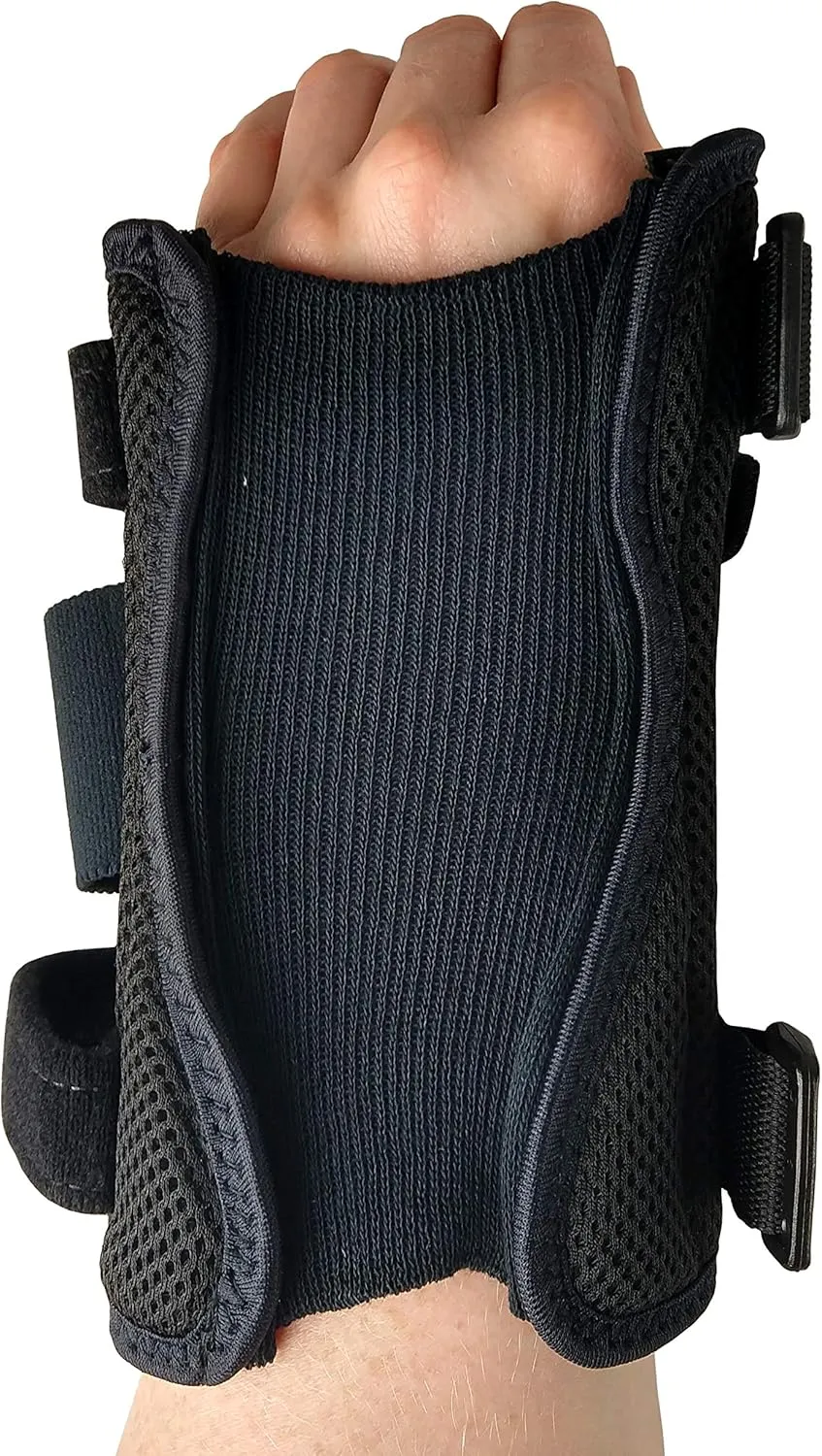 Blue Jay An Elite Healthcare Brand Deluxe Wrist Brace for Carpal Tunnel Pain|Provides Orthopedic Care |Recommended by Doctors and Physicians| Large/X-Large (Black)