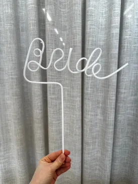 Bride White Straw