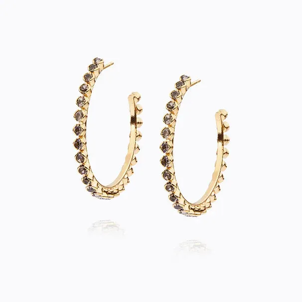Caroline Svedbom Siri Black Diamond Earrings