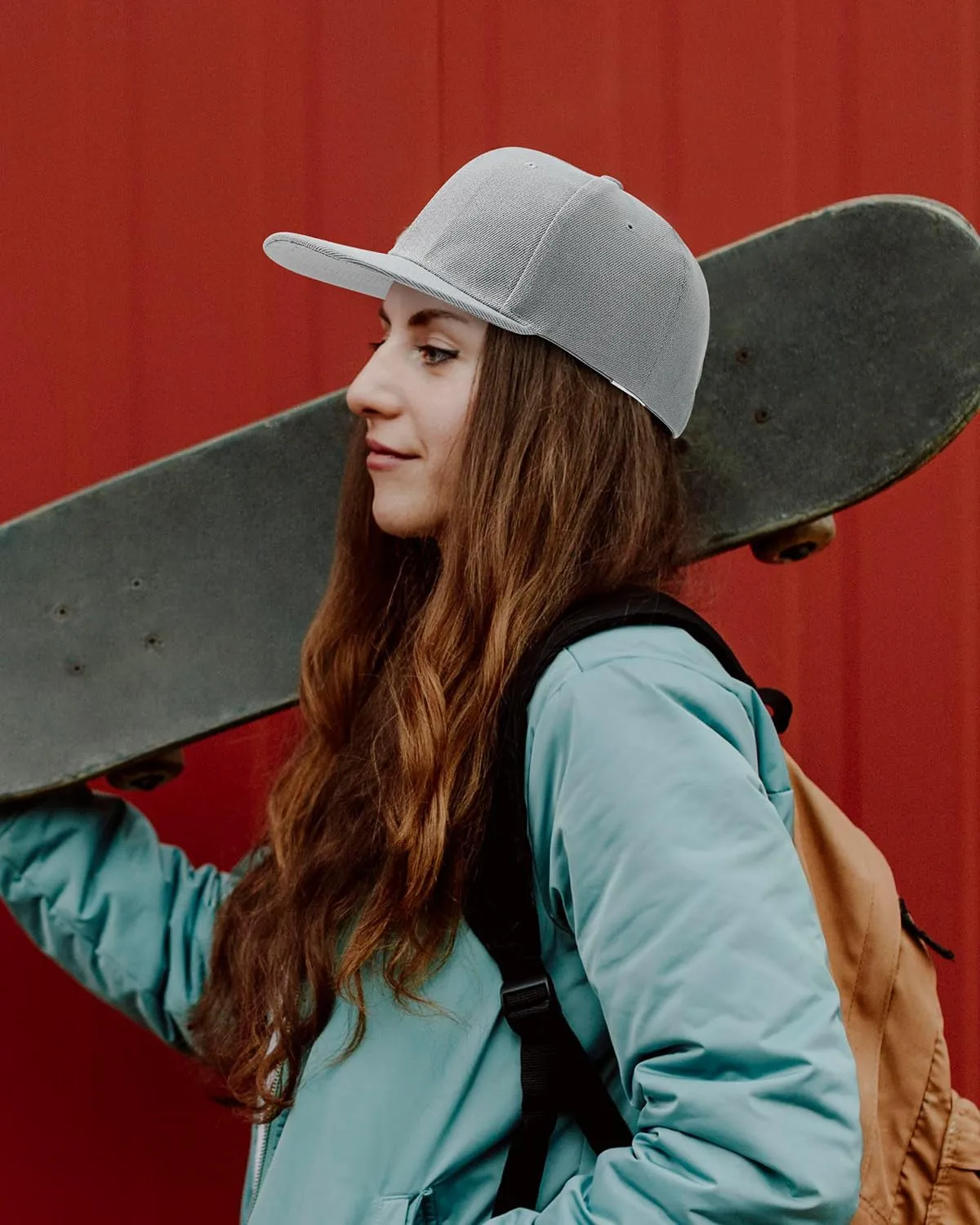 Century Star Snapback Hats for Men Flat Bill Brim Baseball Cap Women Adjustable Hip Hop Style Blank Trucker Hat