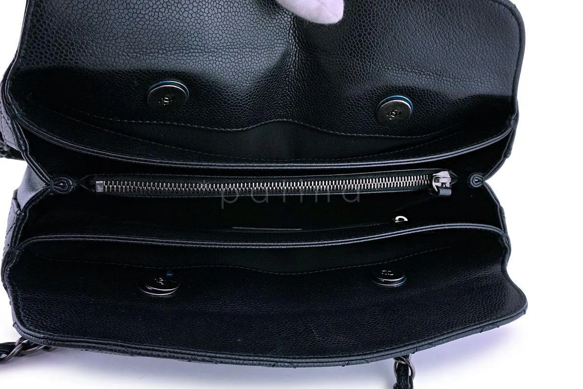 Chanel Black Caviar Classic Quilted Business Tote Bag