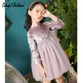 Children Dress Autumn Baby Girls floral Printed Princess Dresses
