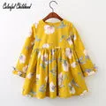 Children Dress Autumn Baby Girls floral Printed Princess Dresses