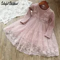 Children Dress Autumn Baby Girls floral Printed Princess Dresses