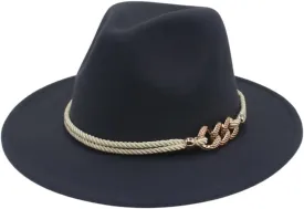 Classic Bowler Hat Large Brim English Jazz Hat Gentleman's Hat for Outdoor