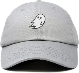 DALIX Ghost Embroidered Mens Womens Cotton Dad Hat Baseball Cap Adjustable