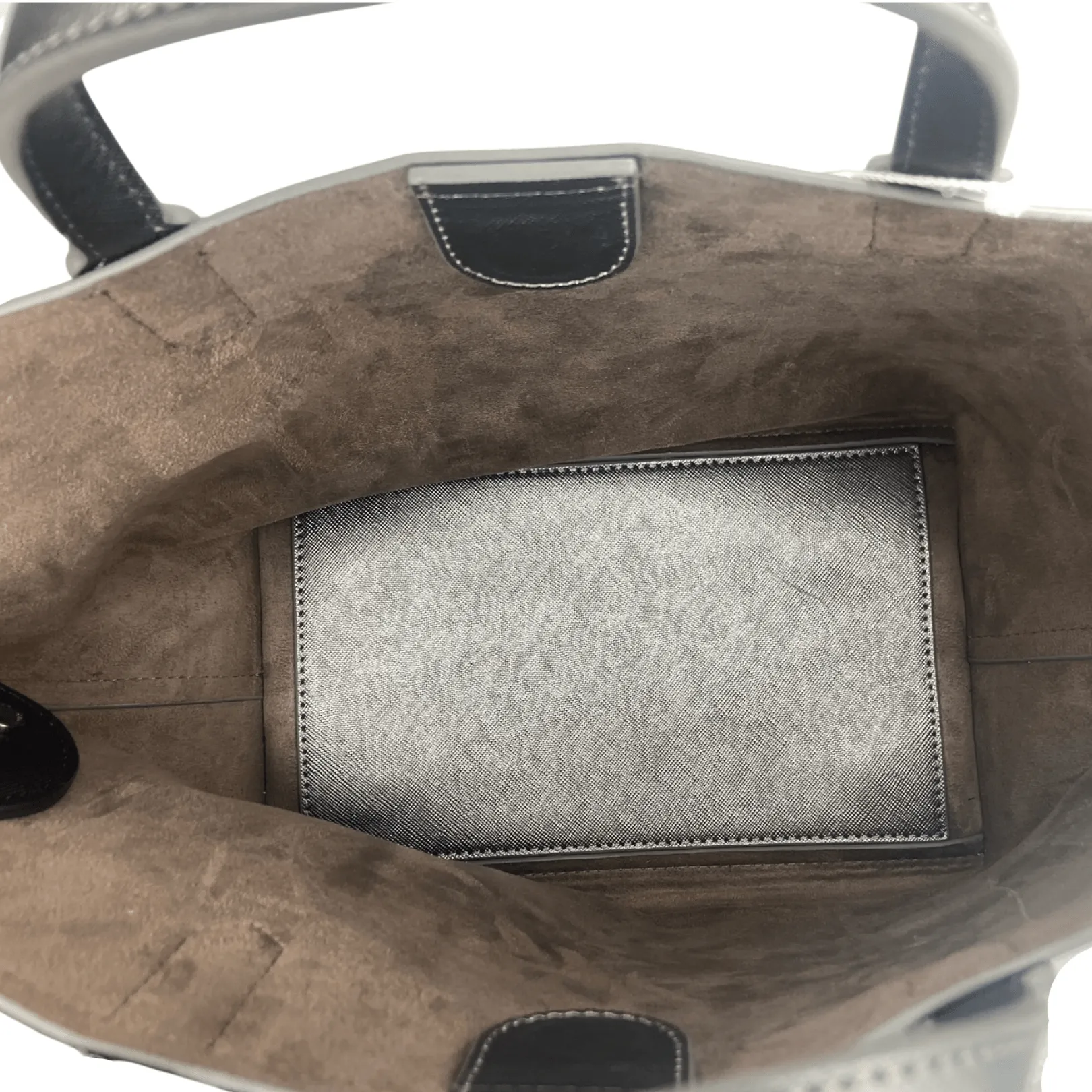 DEUX LUX Satchel - Metallic Graphite New w/out Tags