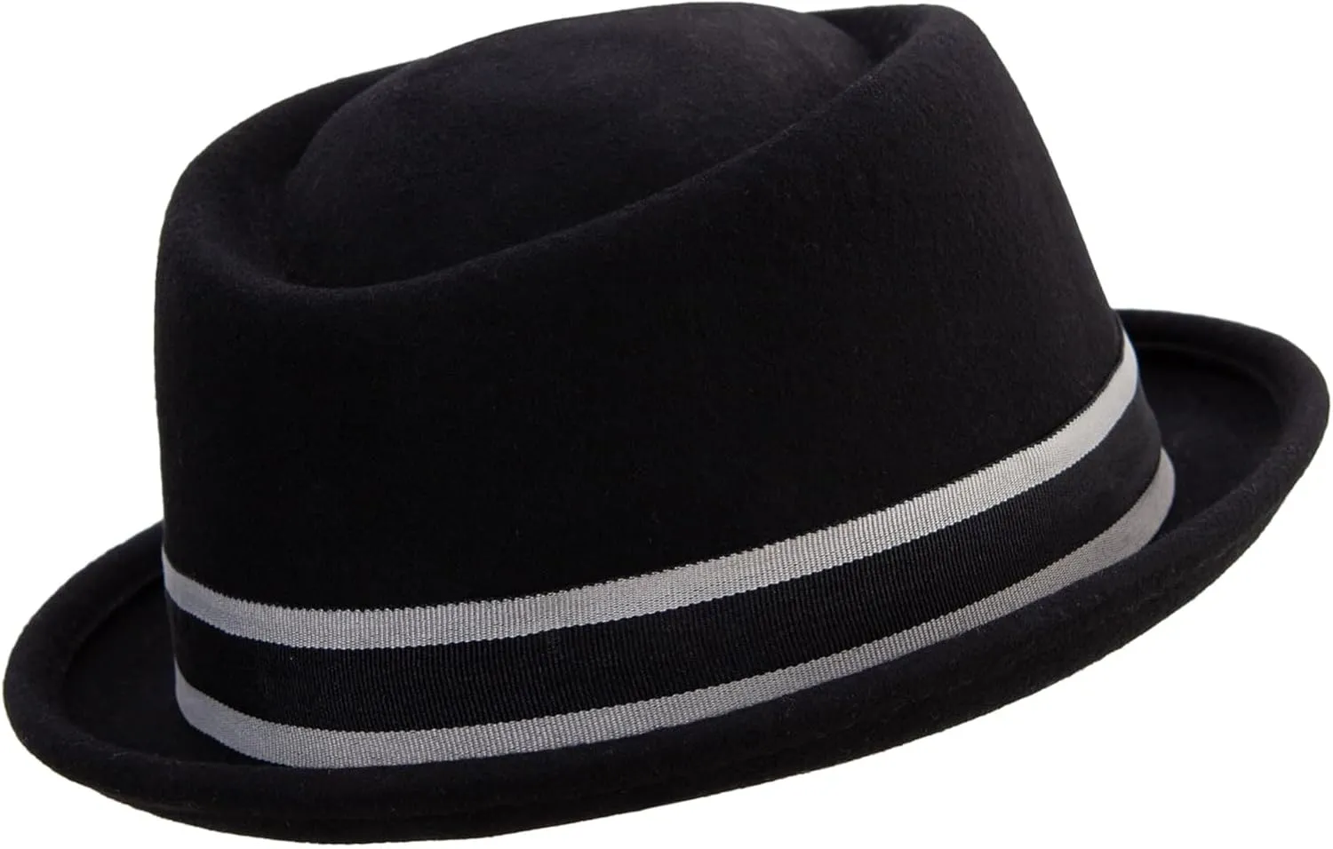 e4Hats.com Woolfelt Upbrim Fedora with Feather