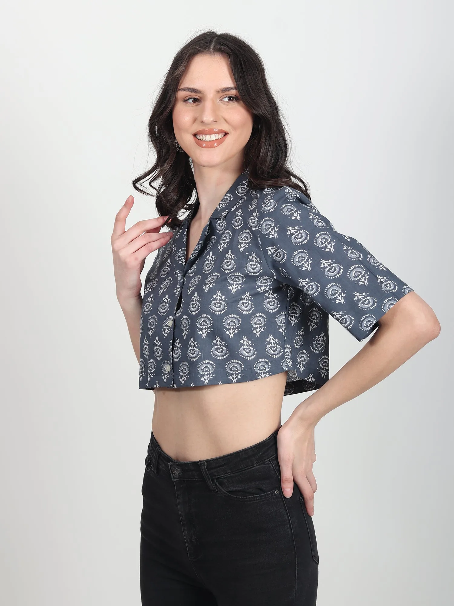 Elena floral printed Top