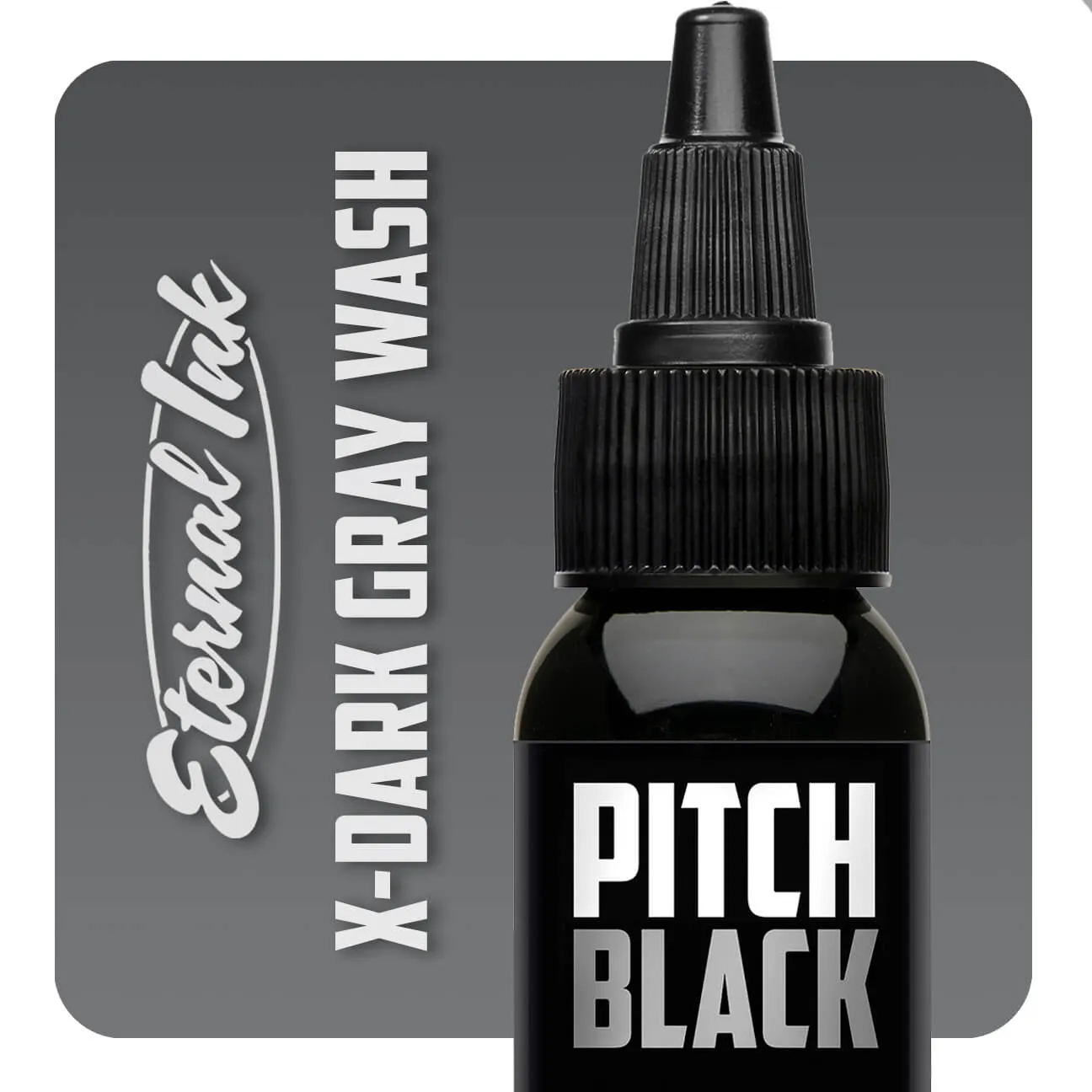 Eternal Ink - Pitch Black - Gray Wash Extra Dark