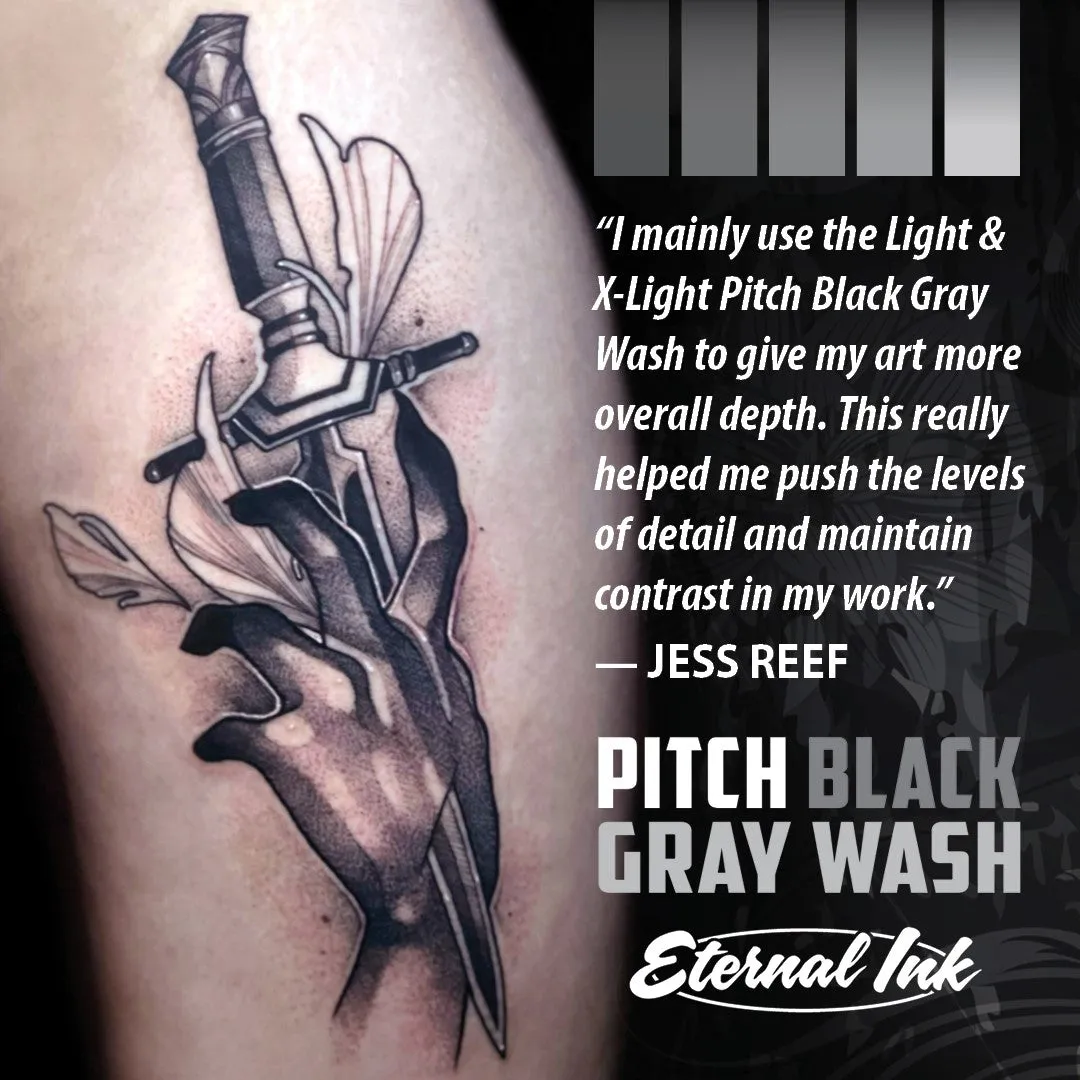 Eternal Ink - Pitch Black - Gray Wash Extra Dark