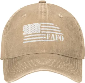 Fafo Hat Around and Find Out Fafo You Cap for Trucker Adjustable Baseball Cap Fashion Hats Black Caps