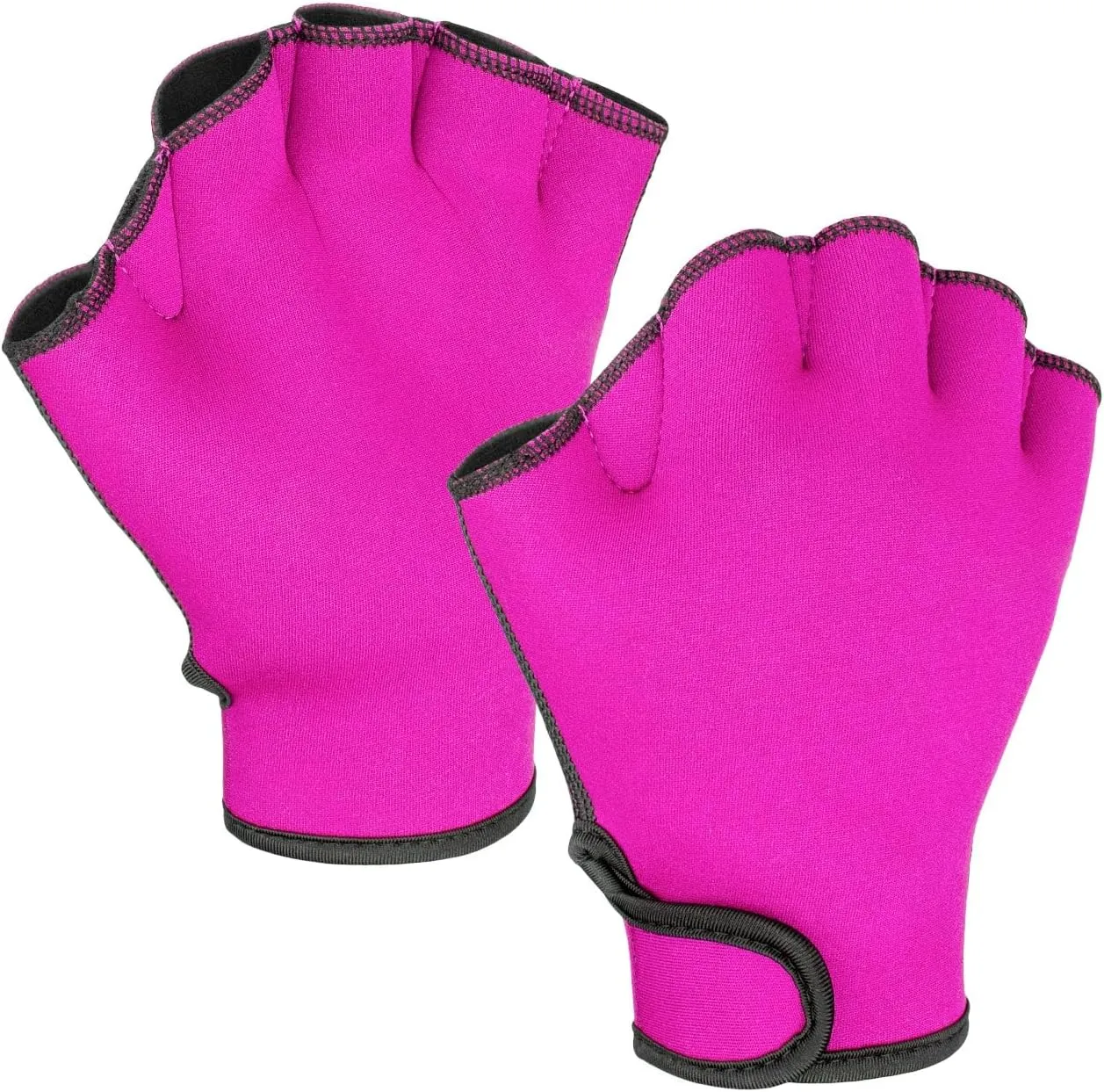FitsT4 Sports Aqua Gloves Webbed Paddle Swim Gloves Fitness Water Aerobics