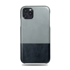 Fossil Gray & Crow Black iPhone 11 Pro Max Leather Case