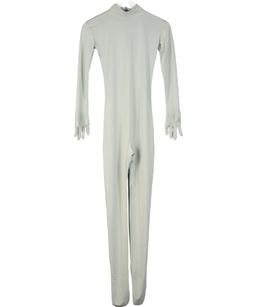 Grey Spandex Bodysuit UK S/M