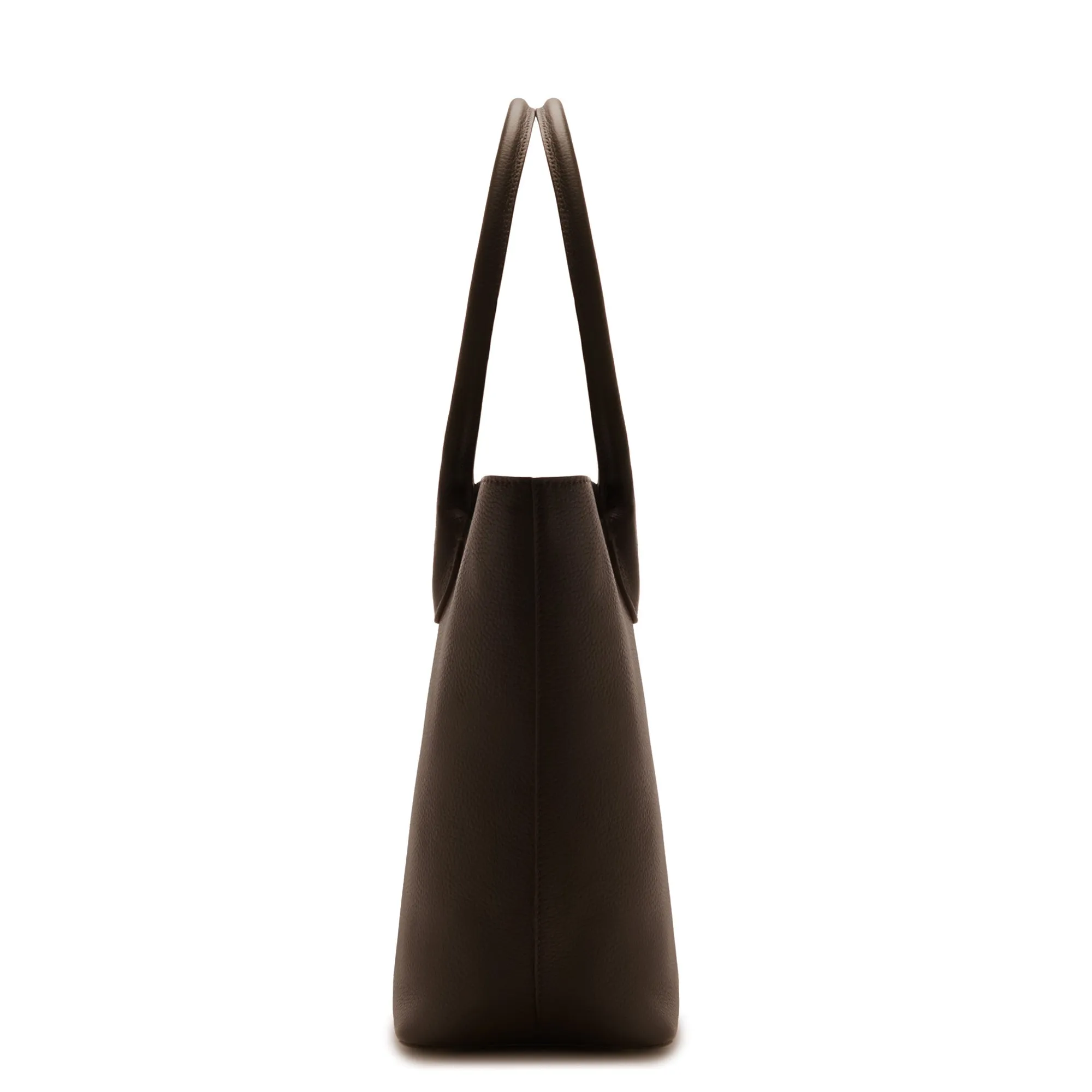 Honoré Lysanne brown calfskin leather shopper
