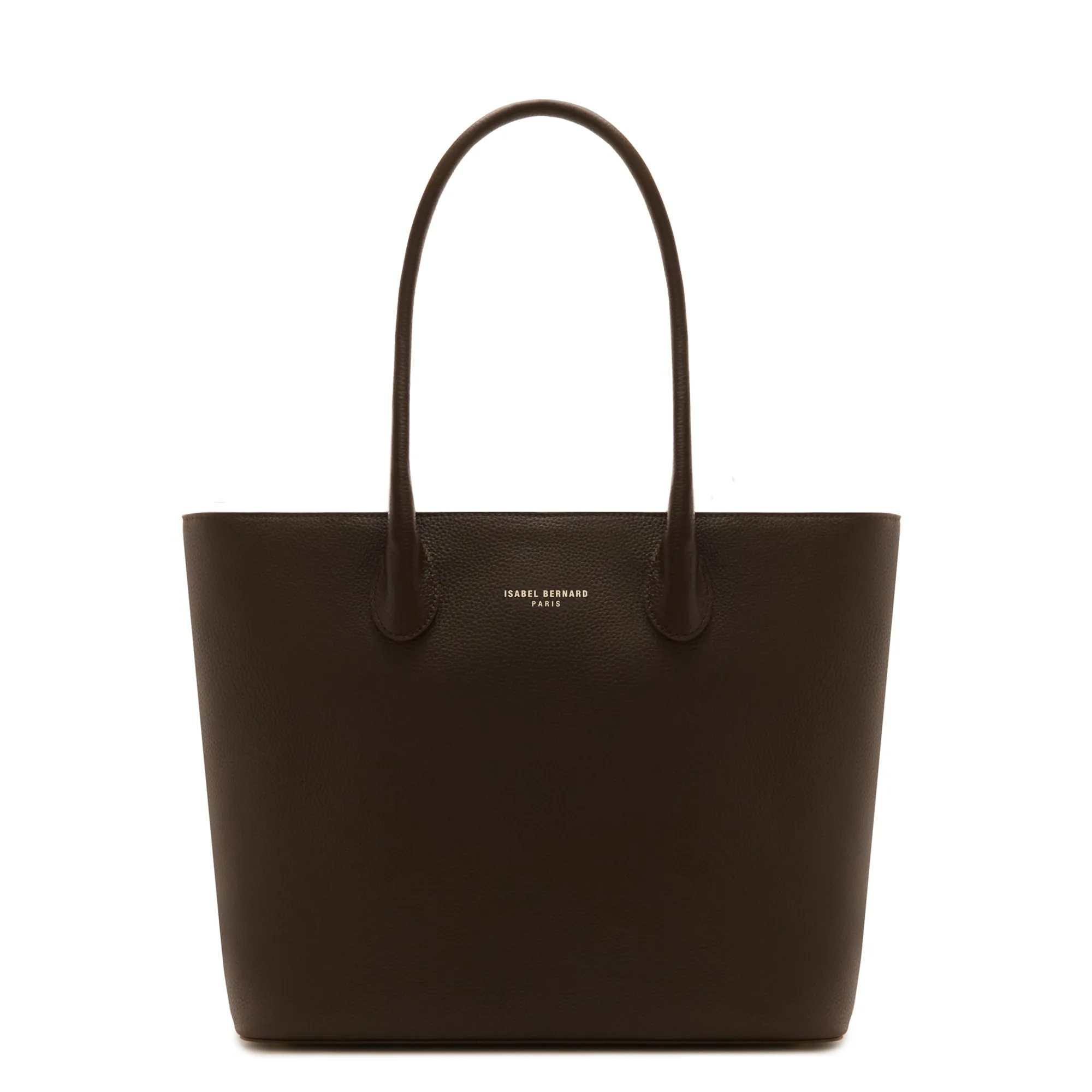 Honoré Lysanne brown calfskin leather shopper