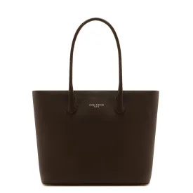 Honoré Lysanne brown calfskin leather shopper