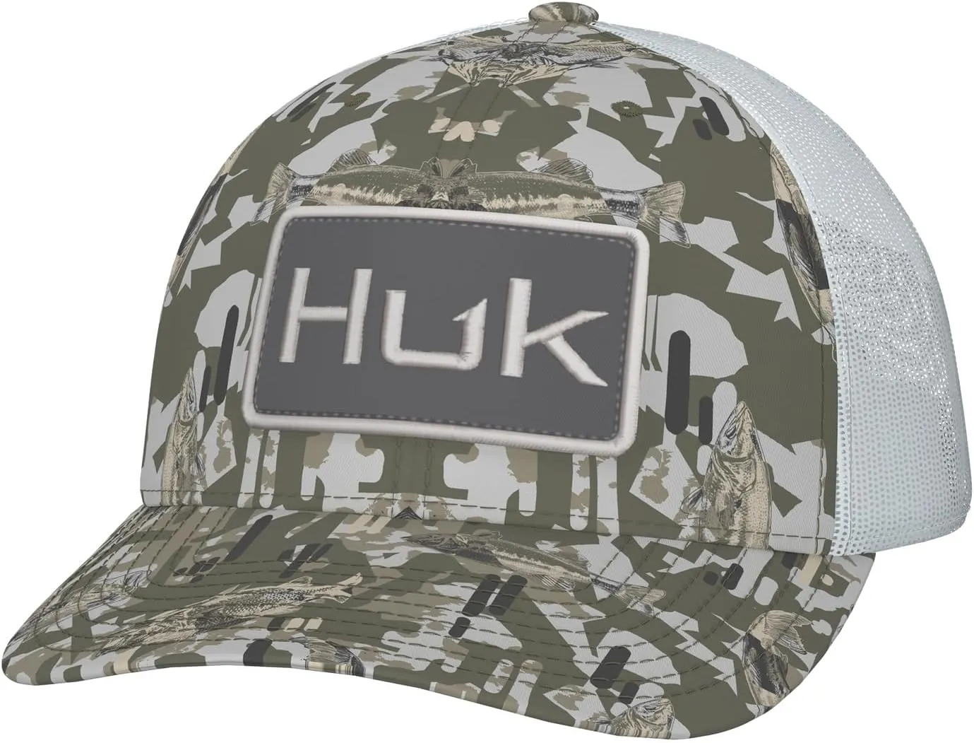 HUK Kc Scott Trucker, Anti-Glare Snapback Fishing Hat for Men