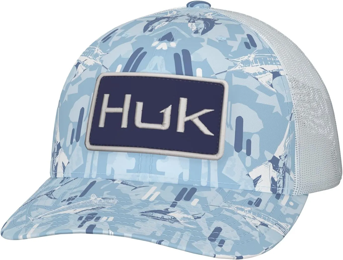 HUK Kc Scott Trucker, Anti-Glare Snapback Fishing Hat for Men