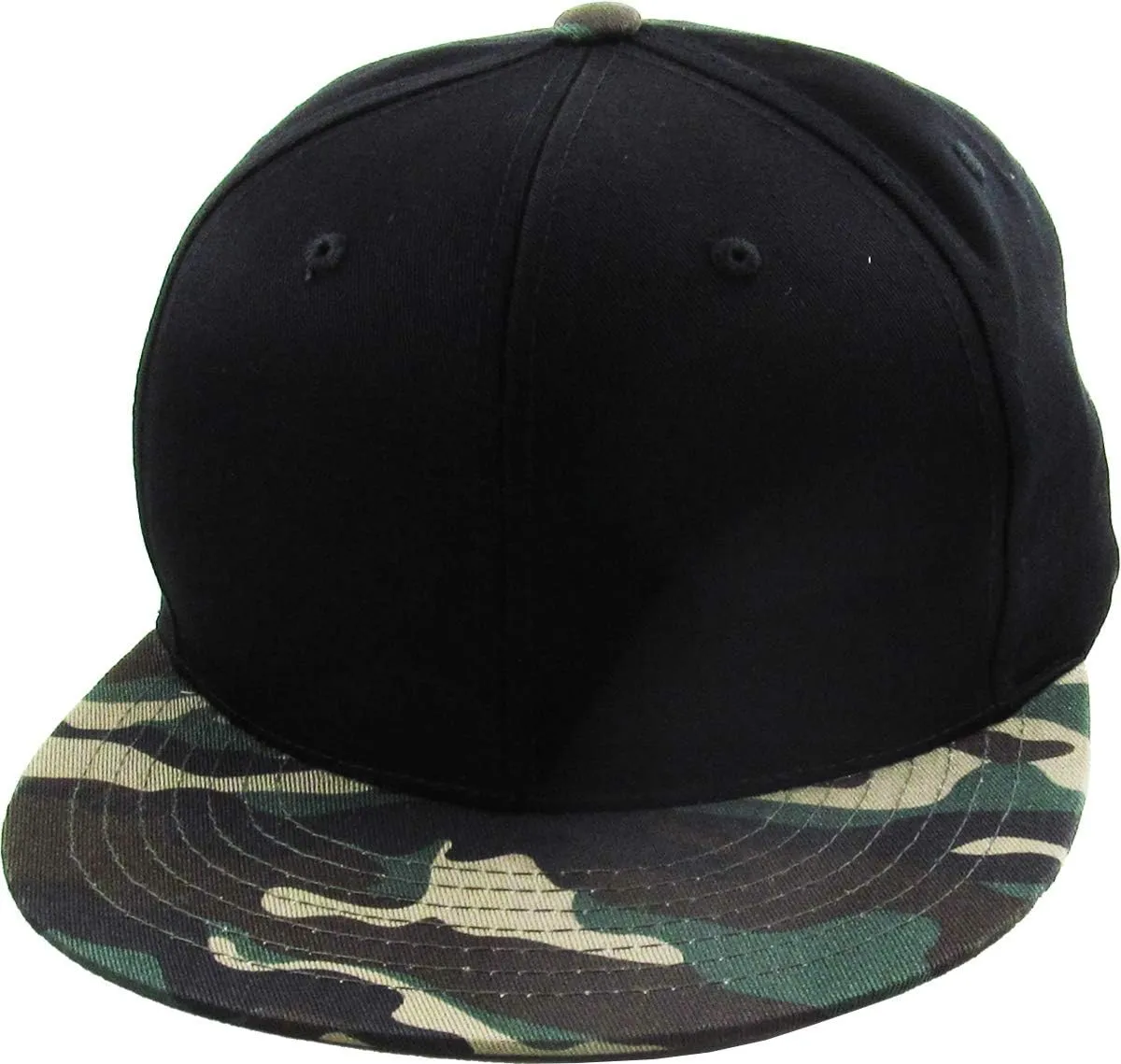 KBETHOS Classic Snapback Hat Blank Cap Underbrim Cotton Wool Blend Flat Visor Adjustable Unisex