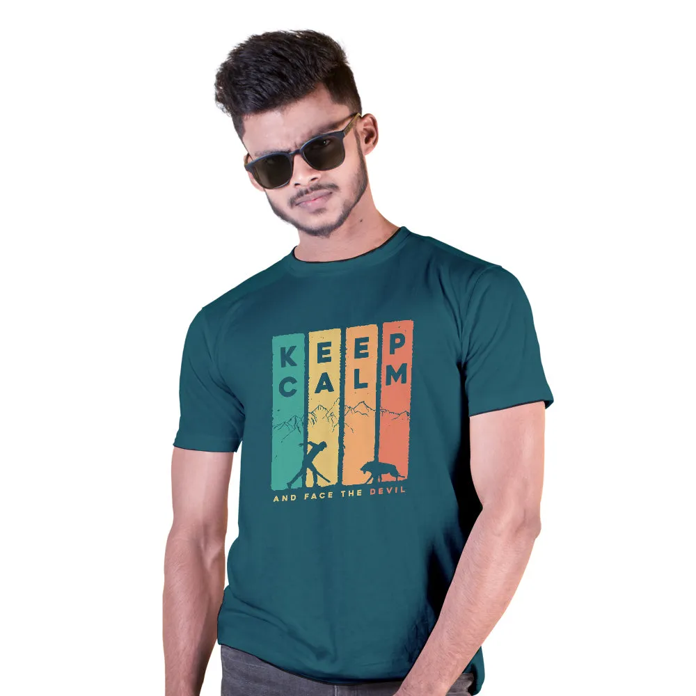 Keep Calm And Face the Devil T-Shirt