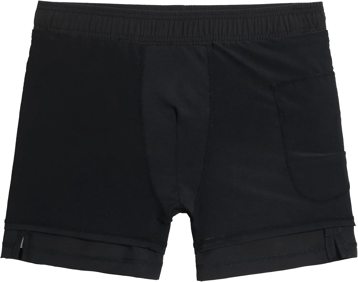maamgic 5inch Mens Swimming Trunks with Compression Liner 2-in-1 Swim Trunks Stretch Quick Dry Swim Shorts Zipper Pockets