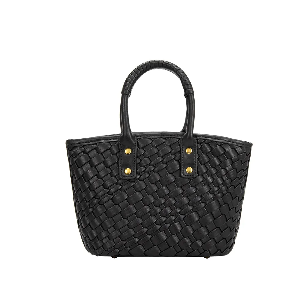 Maddy Black Recycled Vegan Crossbody Bag - FINAL SALE