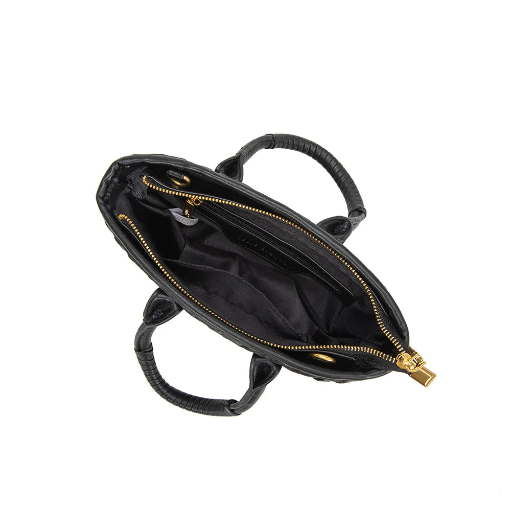 Maddy Black Recycled Vegan Crossbody Bag - FINAL SALE