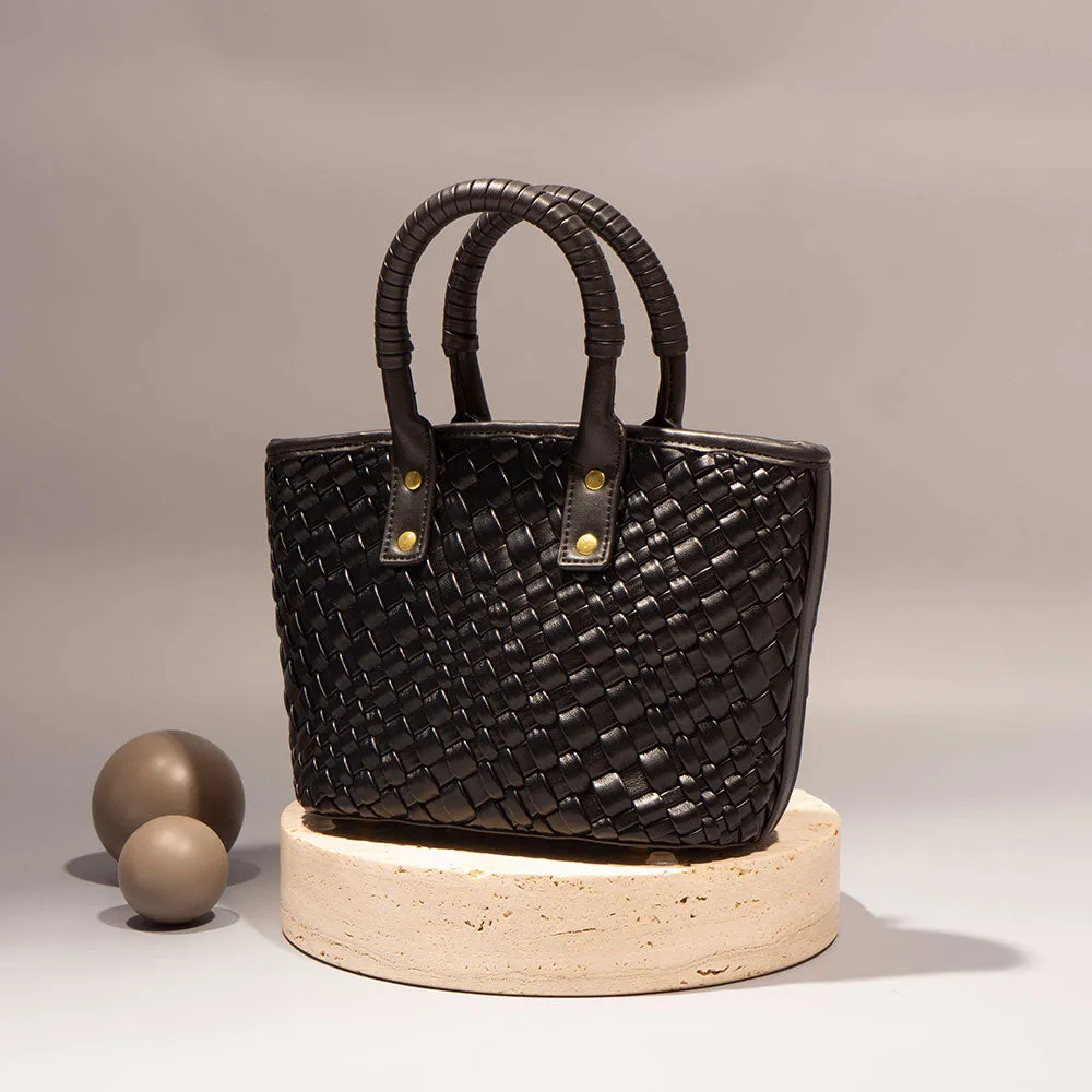 Maddy Black Recycled Vegan Crossbody Bag - FINAL SALE