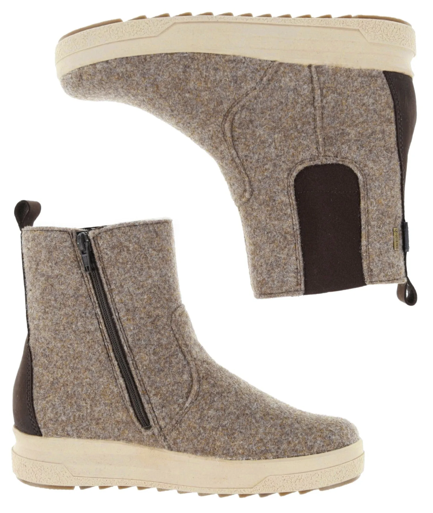 MALLA Women's GORE-TEX® Felt Chelsea boots