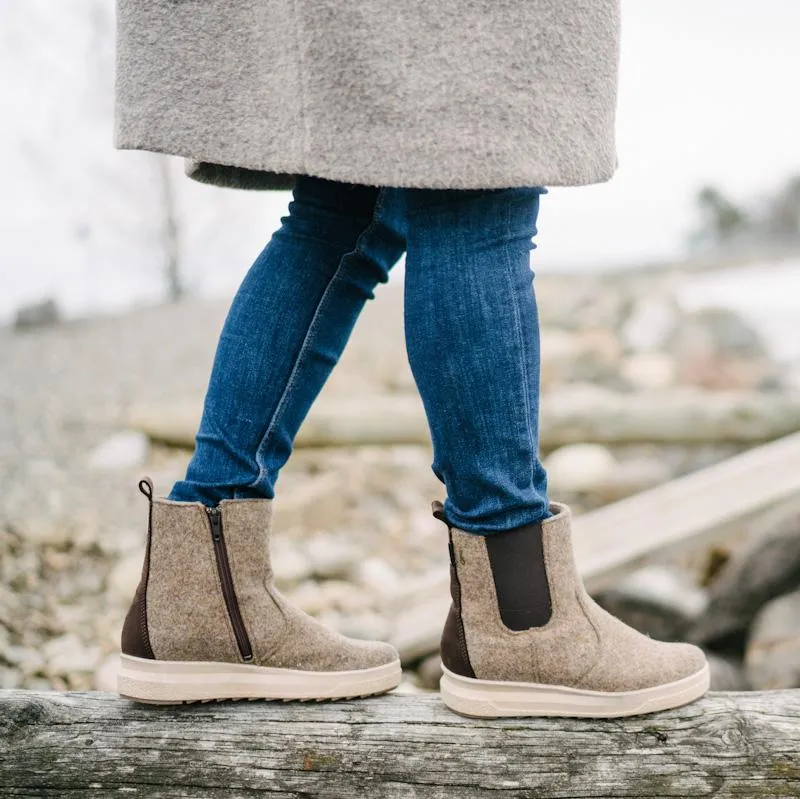 MALLA Women's GORE-TEX® Felt Chelsea boots