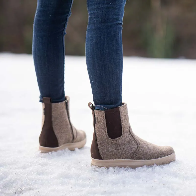 MALLA Women's GORE-TEX® Felt Chelsea boots