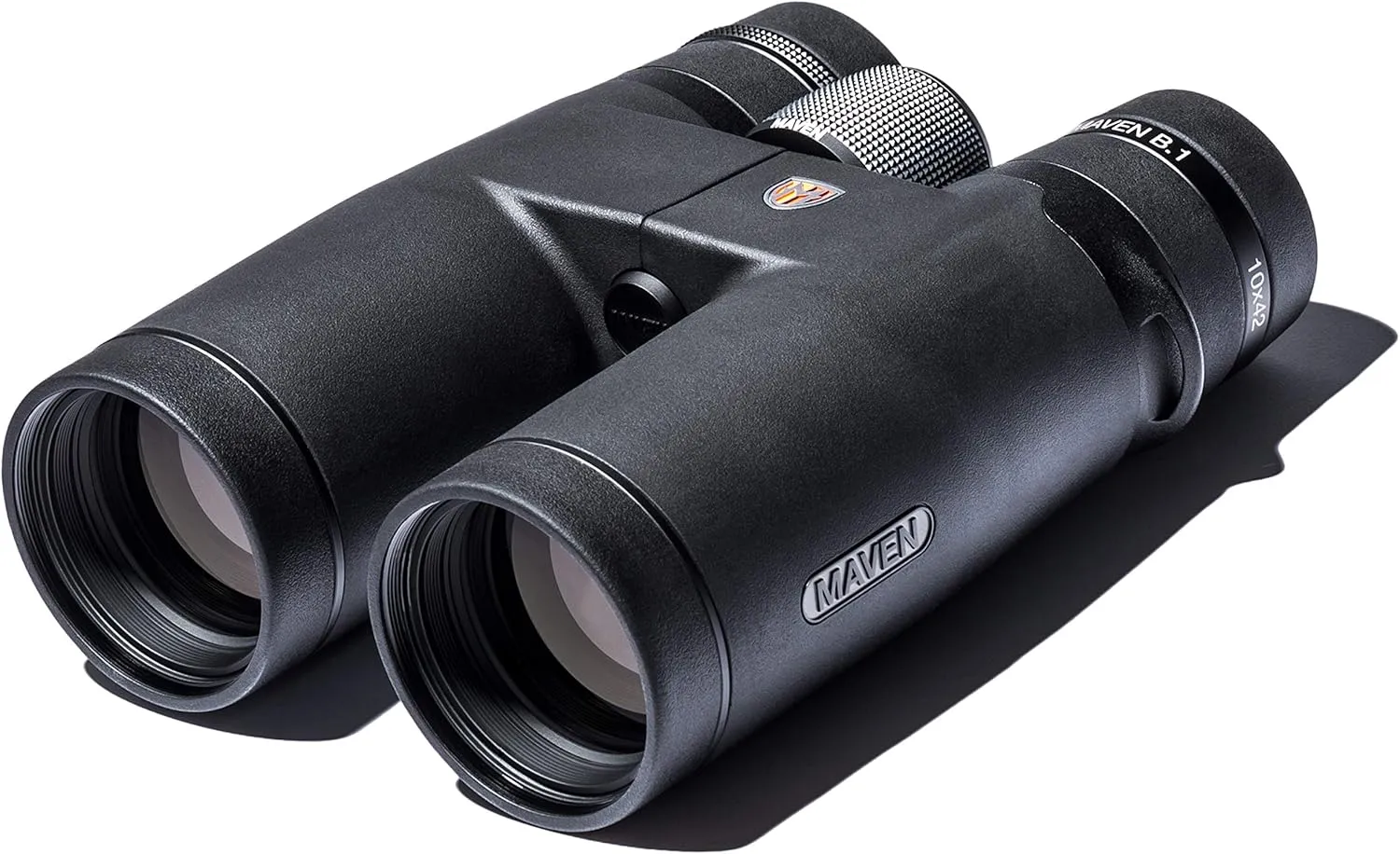 Maven B1.2 42mm ED Binoculars (10X42, Gray/Orange)