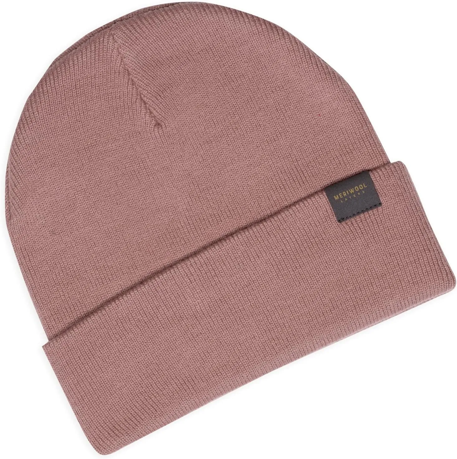 MERIWOOL Beanie for Men and Women - Merino Wool Blend Ribbed Knit Winter Hat